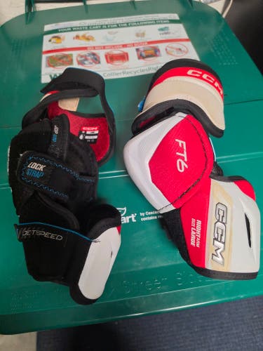 Senior Large CCM JetSpeed FT6 Elbow Pads (Used)