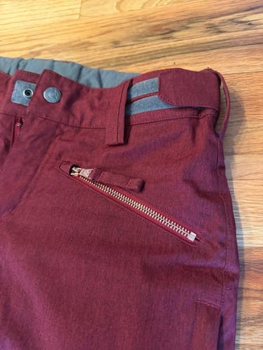 Deep red/maroon -  Women's Adult XS Ski Pants (Used)