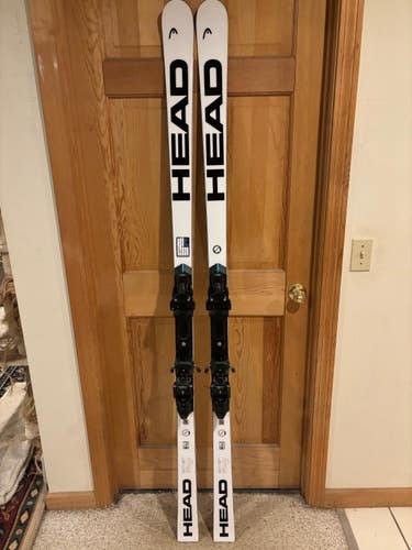 HEAD 188 cm Racing WC Rebels e-GS FIS Skis With Bindings Max Din 16 (Used)