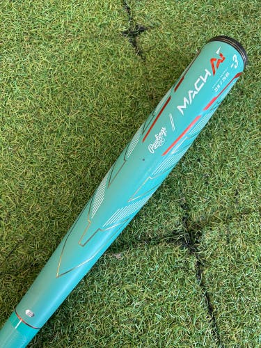 2024 Rawlings Mach AI Alloy Bat BBCOR Certified (-3) Alloy 30 oz 33" (Used)