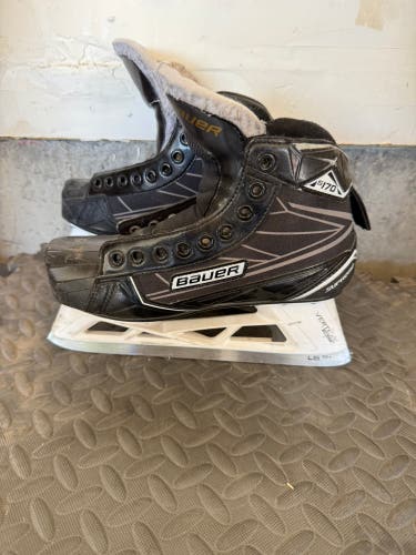 2016 Bauer Supreme S170 Hockey Goalie Skates Extra Wide Width 6.5 (Used)