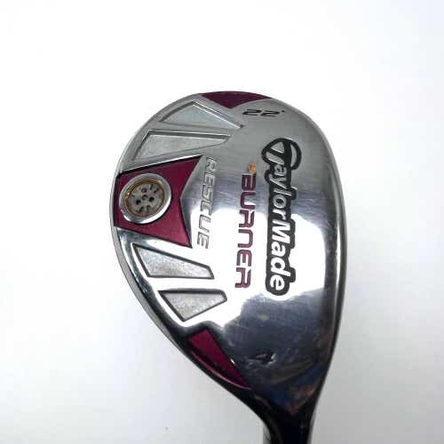 TaylorMade Burner Rescue 4 Hybrid 22* T-Step 90 Regular Steel Mens RH