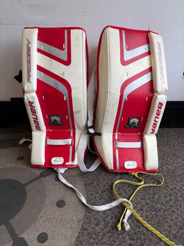 Youth 20" Bauer Prodigy Goalie Leg Pads (Used)