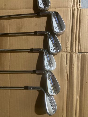 Men's Callaway Paradym AI Smoke Left Hand Iron Set Stiff Flex 7 Pieces (New)