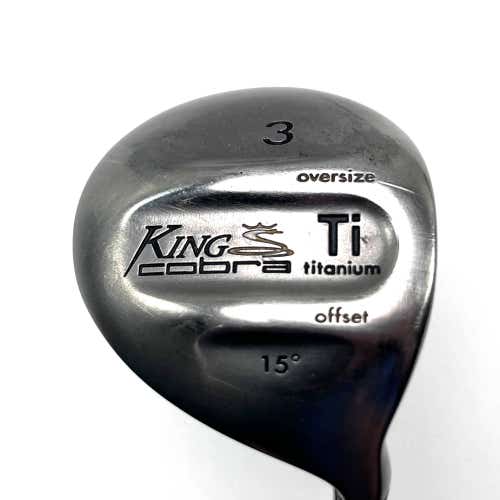 Cobra King Cobra Titanium Offset 3 Fairway Wood 15* Titanium Offset Regular RH