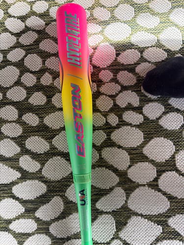 Easton Hype Fire USA Baseball Bat -10 30"/20oz (Green/Pink/Yellow)