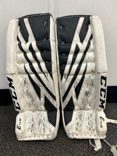 Junior 24"+1 CCM EFlex 4.5 Goalie Leg Pads (Used)