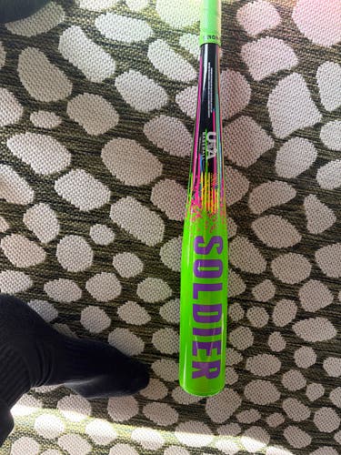 Soldier Sports Tank USA Baseball Bat -5 30"/25oz (Neon Green)