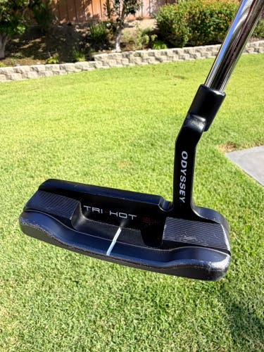 Men's Odyssey Tri-Hot 5k One Stroke Lab Blade Left Hand Putter 34" (Used)