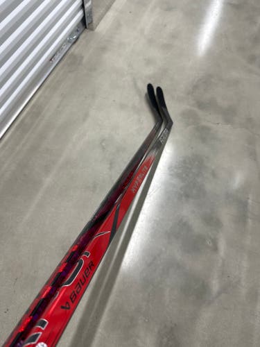 Two Pack NHL Senior Bauer Vapor Hyperlite 2 Left Hand Hockey Stick P28 87 Flex Pro Stock (Used)