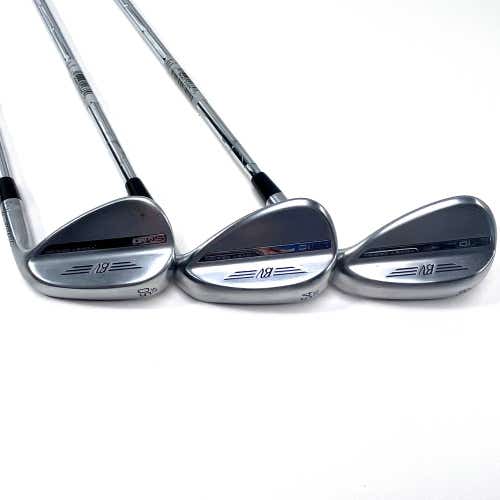 Titleist Vokey SM10 Tour Chrome Wedge Set 50* 12 | 54* 10 | 58* 10 SM10 RH