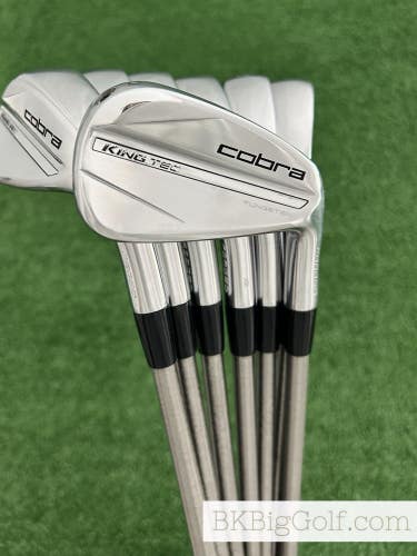 Cobra King Tec 25 Forged Iron Set 5-G / SteelFiber fc 90 F3 Regular Graphite