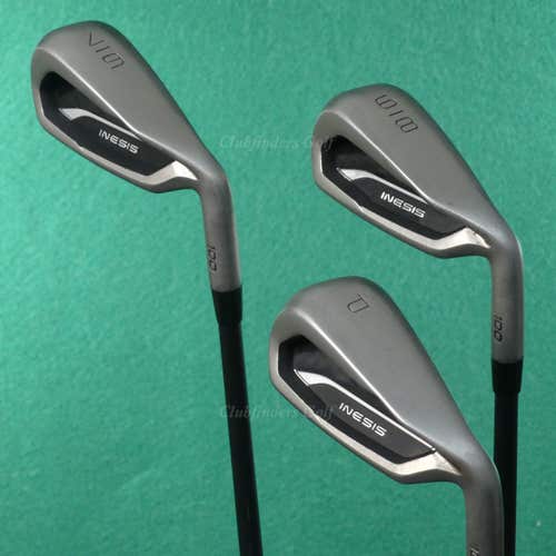 Inesis 100 Size 2 6/7, 8/9, PW Irons Factory Graphite Light SET OF 3