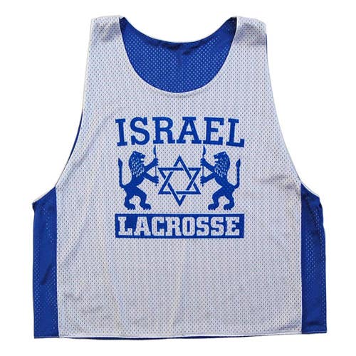 Israel Lacrosse Reversible Mesh Pinnie - Brand New