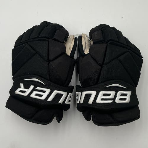 Game Used Seguin Black Senior Bauer Vapor 1X Pro Lite 14" Pro Stock Gloves Dallas Stars