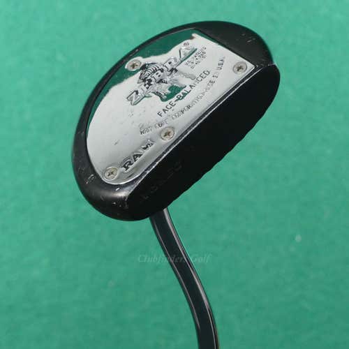 Ram Zebra Face Balanced Mallet Black Double-Bend 35" Putter Golf Club w/ HC
