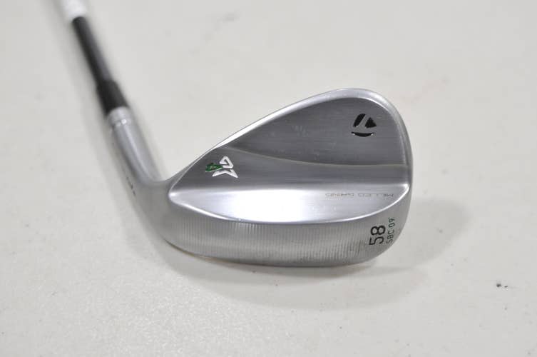 TaylorMade Milled Grind 4 Satin 58*-9 Wedge Regular Flex Recoil Graphite #228652