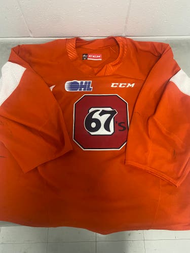 Ottawa 67's Goalie Cut Men's CCM Jersey (Used)