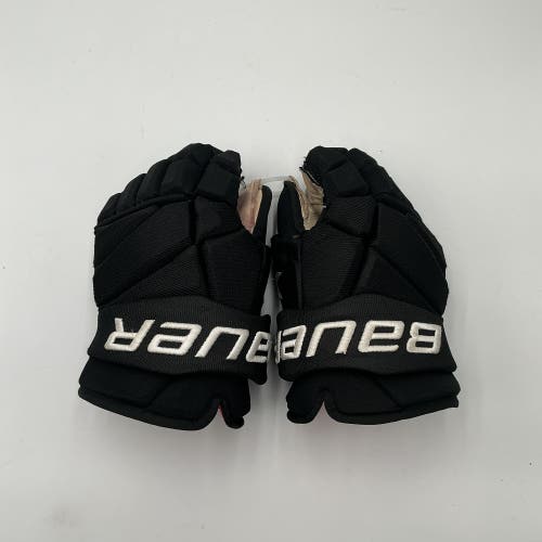 Game Used Seguin Black Senior Bauer VaporHyperlite 14" Pro Stock Gloves Dallas Stars