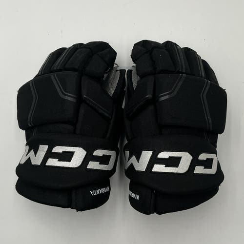 (Used) Black Colorado Avalanche CCM HGQLP Pro Stock Gloves Kiviranta 14”