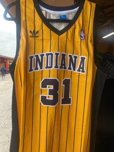 Gold XXL Adidas Jersey (New) Reggie miller