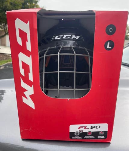 Large CCM FL 90 Helmet With Cage (New)