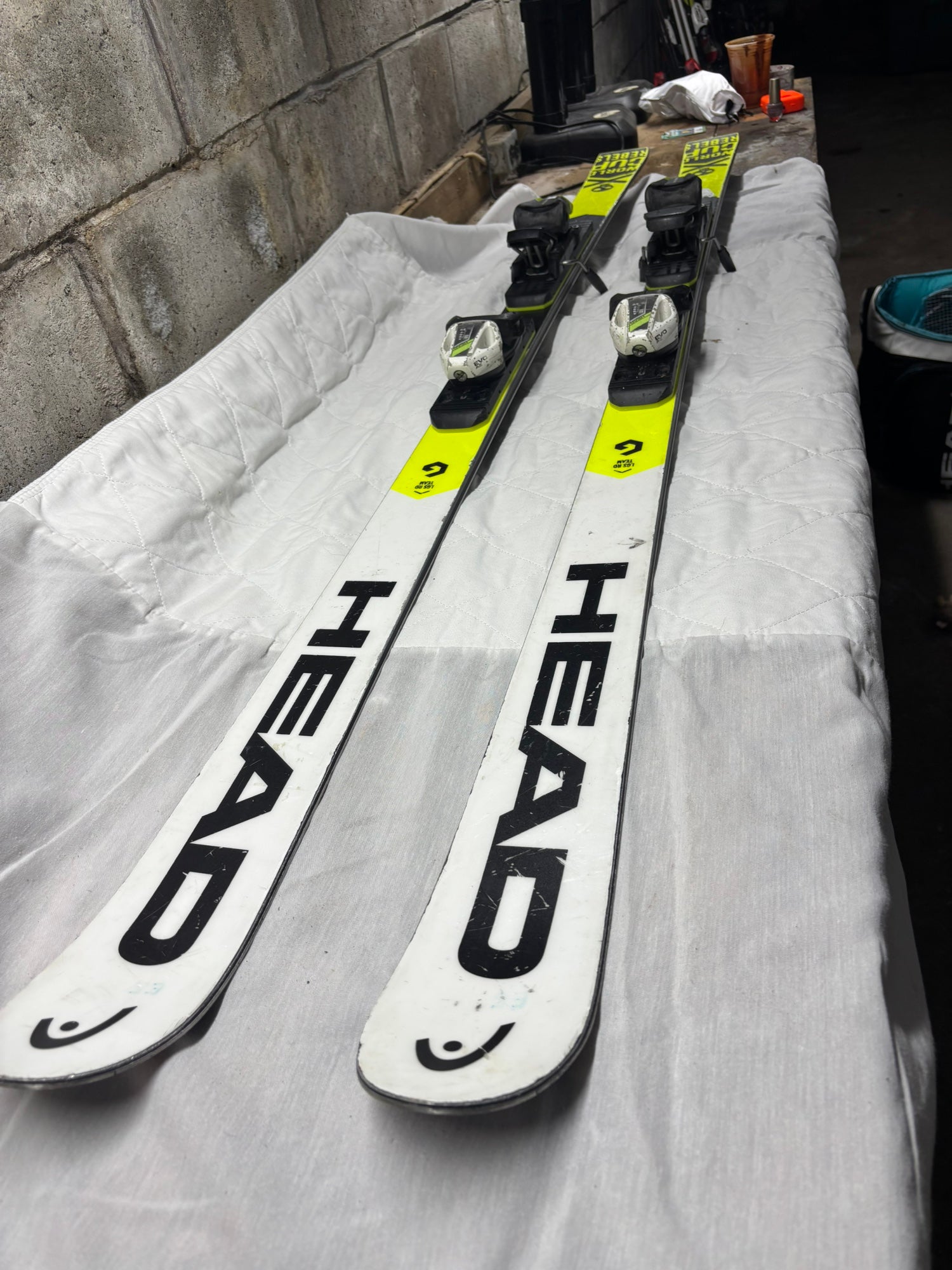 HEAD WC Rebels i.GS RD 166 cm Racing Skis Max Din 10 (Used