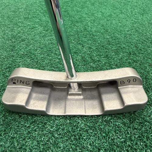 PING B90 Long Broomstick Putter Black Dot Original Split Grip 52" Steel Shaft RH