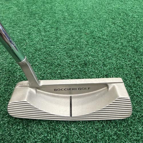Boccieri K4 Heavy Mid Blade Putter Men's Right Hand Steel Shaft 34.5"