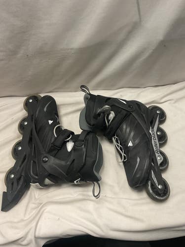 Used Rollerblade ZETRABLADE Senior Roller Quad Skates Black Senior 10 11490-S000278146