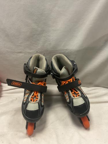 Used DBX ABEC 5 Junior Roller Quad Skates Grey Junior 05 11490-S000278145