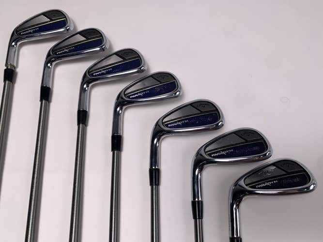 LEFTY Callaway Paradym Iron Set 5-PW+GW AeroTech SteelFiber i80 Regular LH