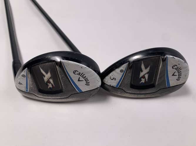 Callaway XR OS 4 & 5 Hybrid Set 24* 27* Bassara 50x5ct 50g Ladies Womens RH
