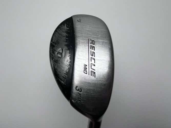 TaylorMade Rescue Mid TP 3 Hybrid 19* Project X PXv Stiff RH Midsize Grip
