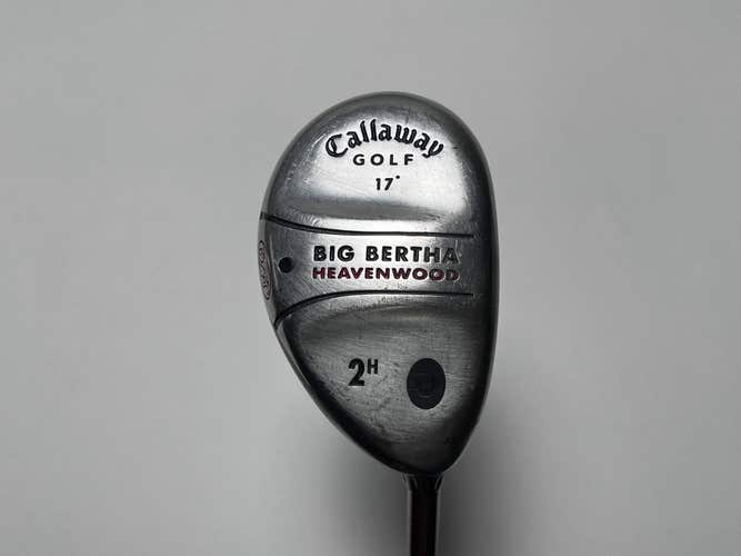 Callaway Big Bertha Heavenwood 2 Hybrid 17* RCH 75w Firm Graphite Mens RH
