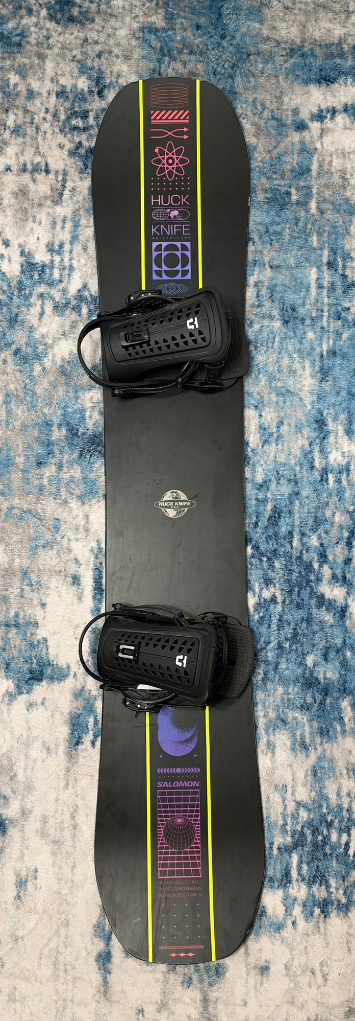 Men's Salomon Huck Knife Pro Snowboard Freestyle With Bindings