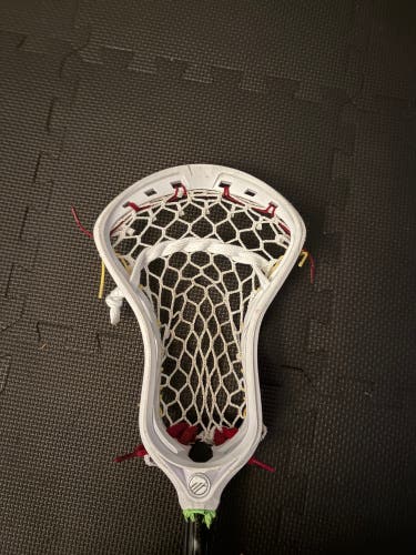 Custom strung white maverick Kimera Head