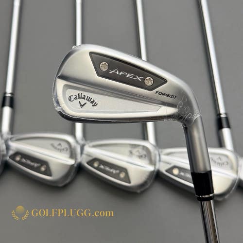 New- Callaway Apex Ai300 Iron Set 4-PW / Dynamic Gold Mid Steel, Stiff (490)