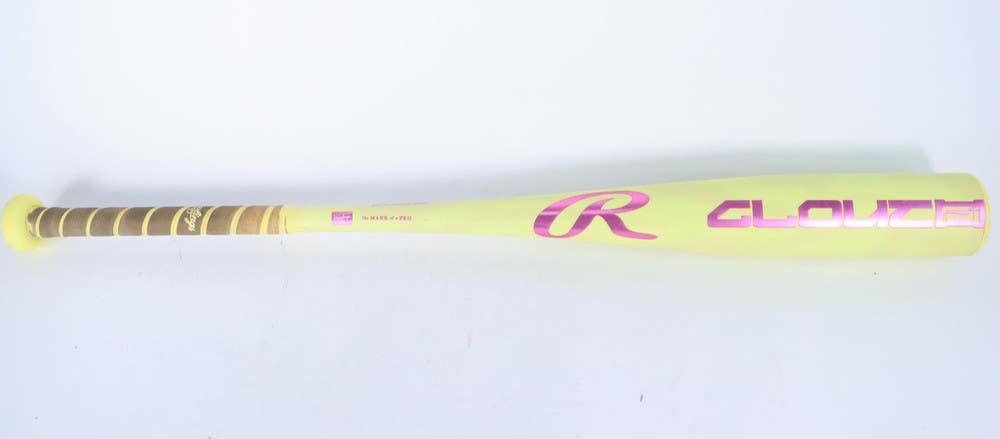 Rawlings Clout AI 30in 20oz (-10) USAB 2 5/8" Barrel Yellow/Pink RUS6C10 #60