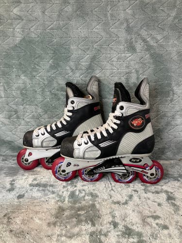 Junior Bauer Vapor Agility Inline Skates Regular Width Size 5.5 (Used)