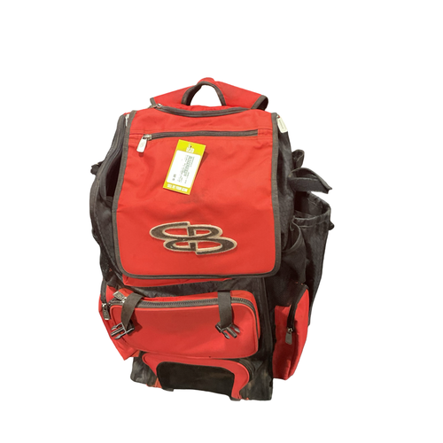 Used BoomBah RED BOOMBAH ROLLER BAG BB/SB Player Wheeled Bag Red 11834-S000058024