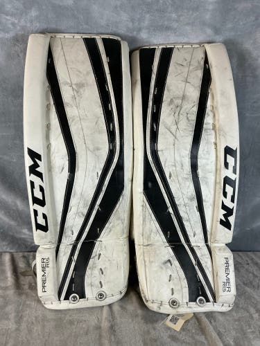 Black 28" Intermediate CCM Premier R1.5 Goalie Leg Pads (Used)