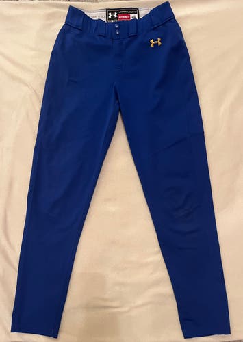 Blue Women's Small Adult Under Armour Game Pants (Used)