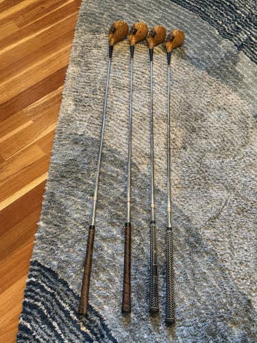 Vintage WILSON Swing Weight 6930 Golf Club Wood Driver Set 1W 2W 3W 4W