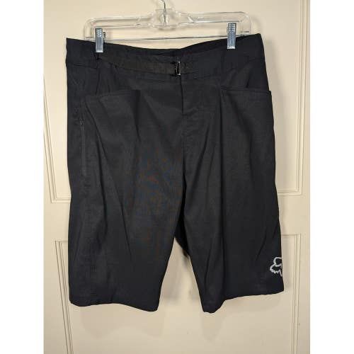 Fox Racing Ranger Mens Black Mountain Bike MTB Shorts with Padded Liner Size 32