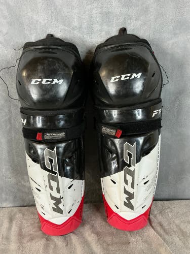 Senior CCM JetSpeed FT4 Shin Pads 14" (Used)