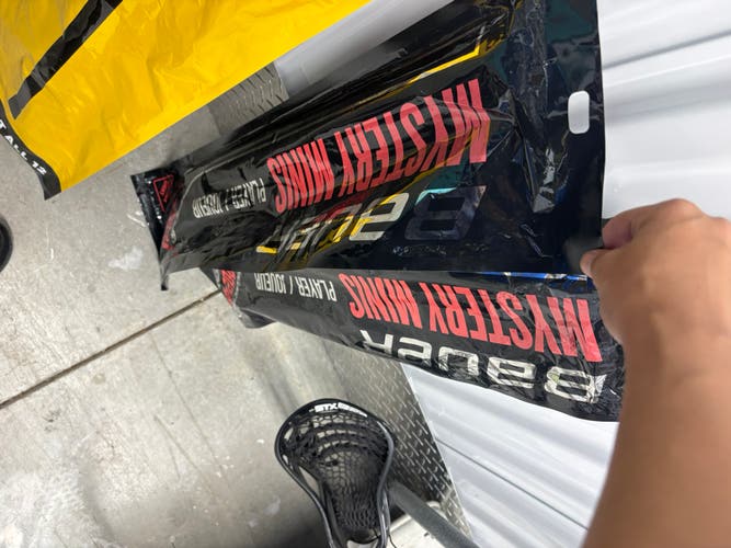 Bauer (New) lot of 2 mini hockey sticks mystery