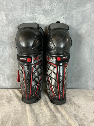 Senior CCM JetSpeed FT370 Shin Pads 12" (Used)