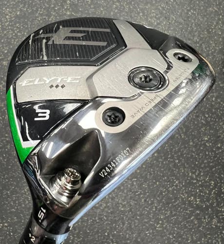 Used Callaway ELYTE TRIPLE DIAMOND Mens Fairway Wood RH 3 Wood 11497-S000162182