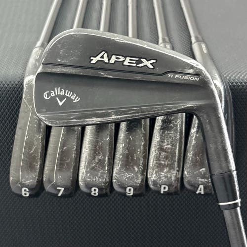 CALLAWAY APEX TI FUSION IRON SET 5-A +1/2"